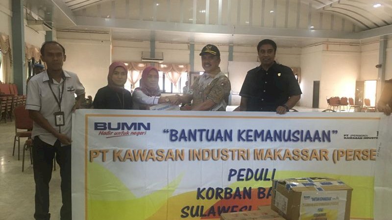 Pasca Banjir Maros, Bantuan Berdatangan ke Posko Induk