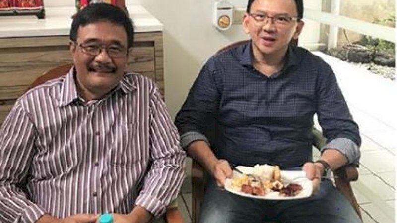 Basuki Tjahaja Purnama dan Djarot Saiful Hidayat, Kamis (24/1/2019).