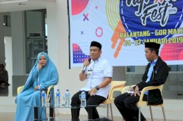 Wabup Lutim Berbagi Kisah di Ngopi Hijrah Festival