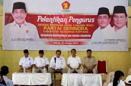 Dollah Mando Siapkan Strategi Gerindra Sidrap Menangkan Pemilu 2019