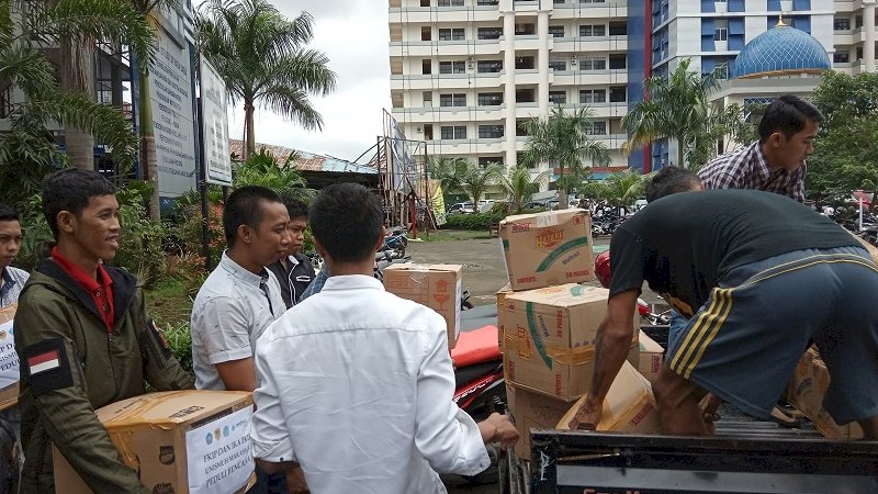 Tahap 3, FKIP Unismuh Salurkan Bantuan untuk Korban Bencana