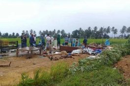 Puting Beliung Mengamuk di Sidrap, Puluhan Rumah Rusak