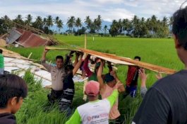 40 Rumah di Sidrap Rusak Parah Diterjang Puting Beliung