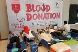 Bantu Korban Bencana di Sulsel, Gammara Hotel Kumpulkan Kantong Darah