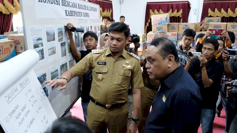 Menteri Pendayagunaan Aparatur Negara dan Reformasi Birokrasi (PAN-RB), Syafruddin mengunjugi Kabupaten Gowa, di Baruga Karaeng Pattingalloang, Selasa (29/1/2019).