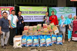 Astra Daihatsu Salurkan Bantuan ke Korban Bencana di Gowa