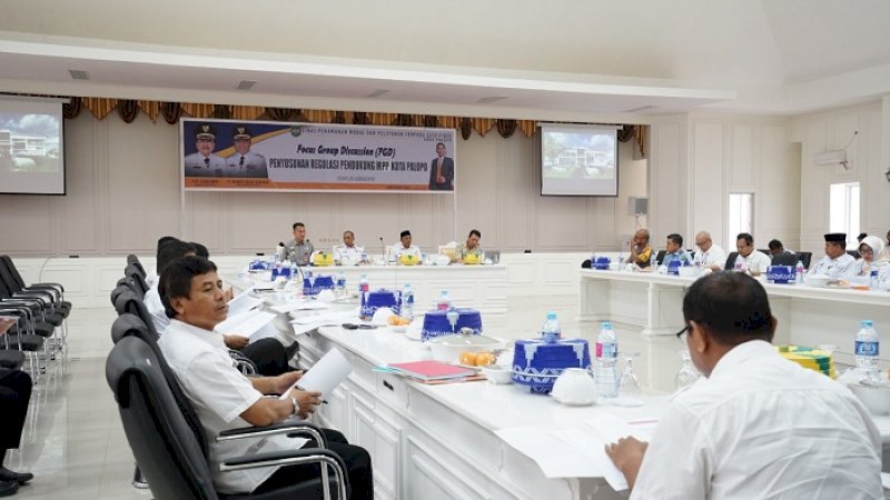 Pemerintah Kota Palopo menggelar Focus Group Discussion (FGD) di ruang pola balai kota, Rabu (30/1/2019).