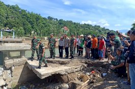 Pertama Kali ke Jeneponto, Pangdam Janji Perbaiki Jembatan