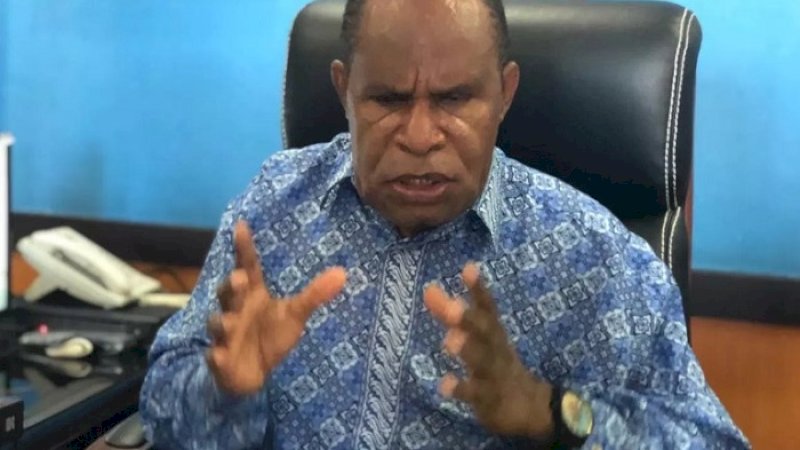 Ketua DPR Papua, Yunus Wonda. (FOTO: KAWATTIMUR.COM)