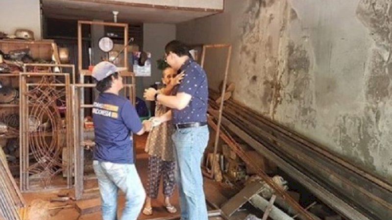 Basuki Tjahaja Purnama mendapat sambutan hangat keluarga saat pulang kampung, Sabtu (2/2/2019).