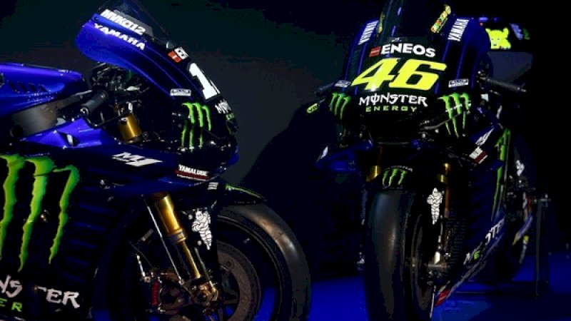 Livery motor Yamaha untuk MotoGP 2019. (Foto: Detik.com)