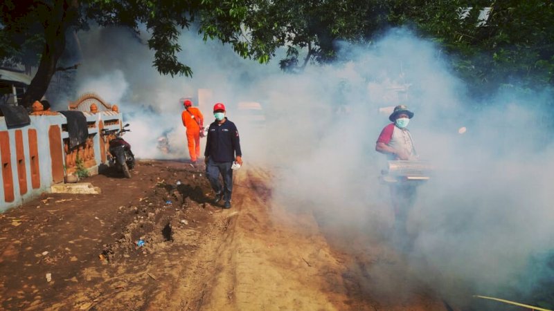 Kasus DBD Meningkat, Pemkab Jeneponto Fogging di Wilayah Banjir
