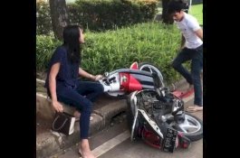 Viral Video Pemuda Banting-banting Motornya, Begini Faktanya