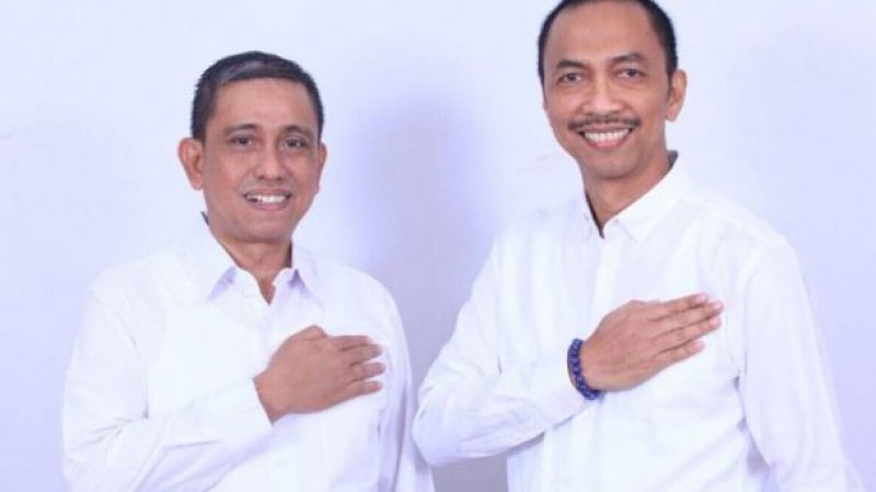Bupati dan Wakil Bupati Wajo terpilih, Amran Mahmud-Amran. 