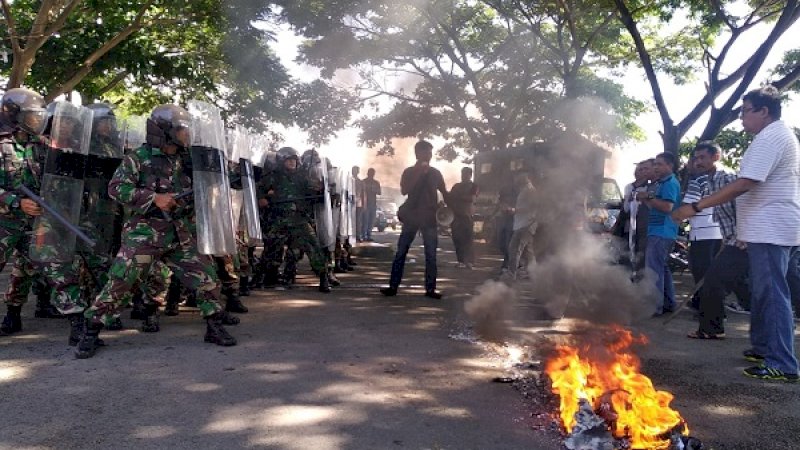 Simulasi Pemilu 2019 di Kantor KPU Kabupaten Bantaeng, Jalan Andi Mannappiang, Kabupaten Bantaeng, Jumat (8/2/2019). 