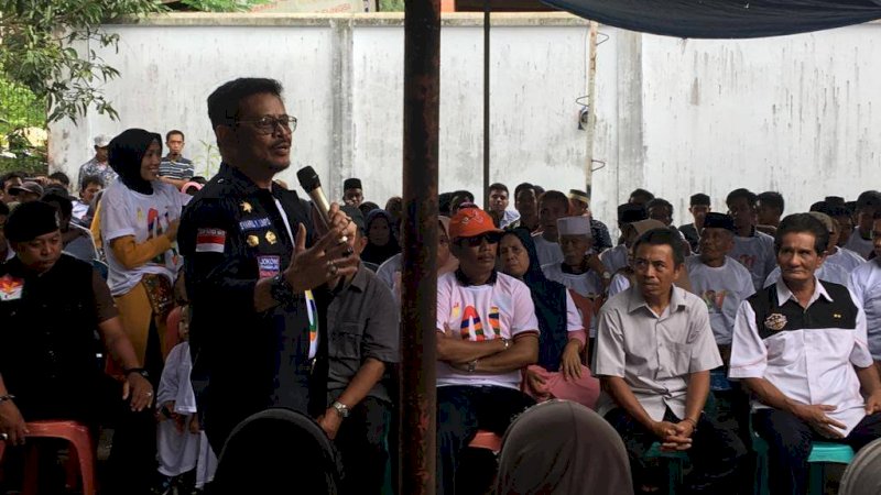 Tokoh Masyarakat Bone Inginkan SYL Duduk di Senayan