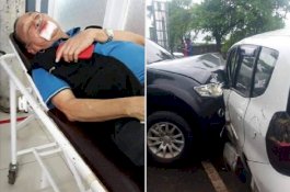 Dua Hari Setelah Putranya Meninggal, Mantan Rektor Unhas Kecelakaan Mobil di Bandara