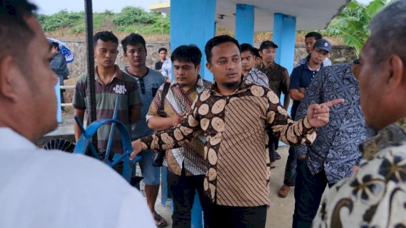 Wagub Sulsel Tinjau Lokasi Perbaikan Bendungan Waru-waru