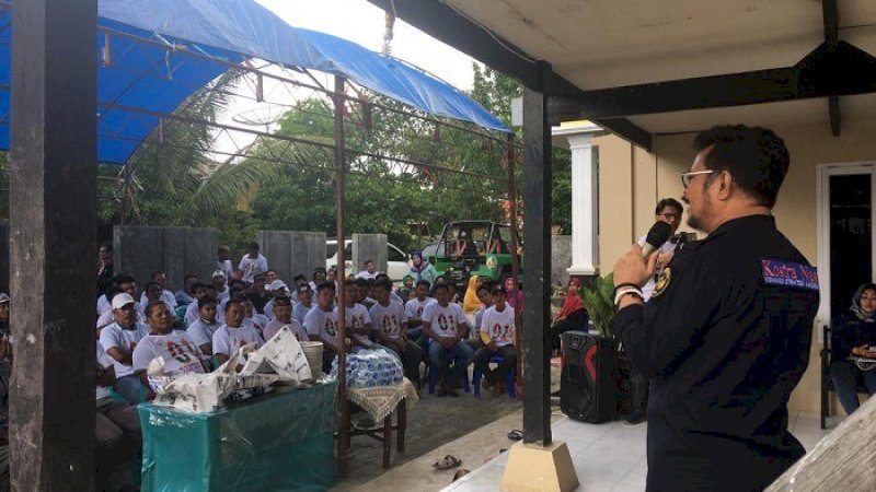 Syahrul Yasin Limpo bersilaturahmi dengan warga Bone, Sabtu (9/2/2019).