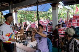 Jaring Aspirasi Masyarakat Lakkang, Bahar Mahmud disambut Meriah
