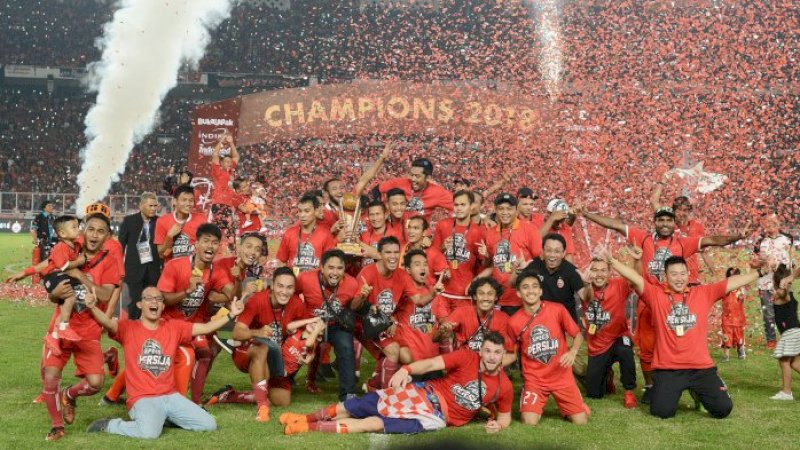 Persija tampil sebagai juara Piala Presiden 2018.