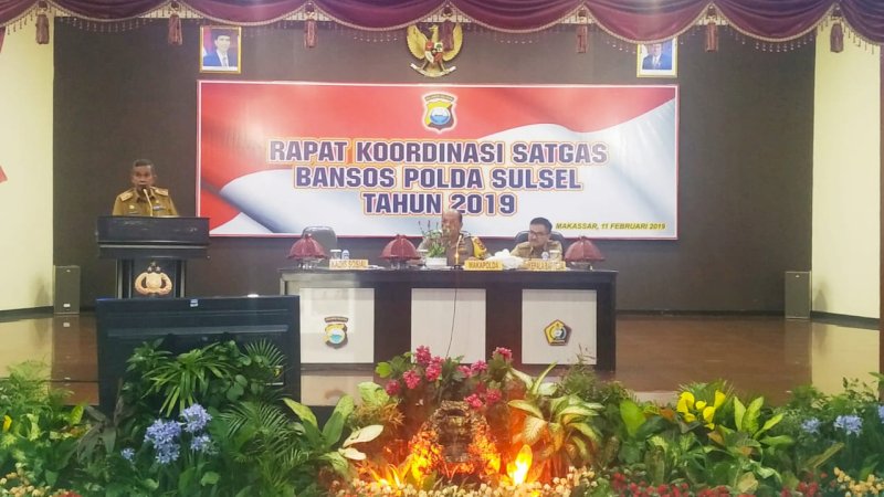 Polda Sulsel Pantau Penyaluran Bantuan Sosial