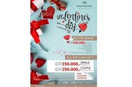 Spepsial Valentine, Santika Hotel Tawarkan Promo Khusus