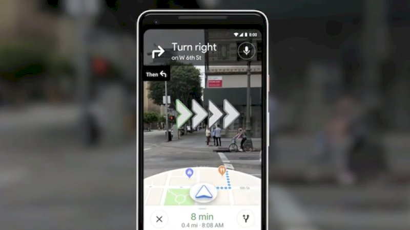 Navigasi di Google Maps Kini Bisa Jadi Lebih Nyata
