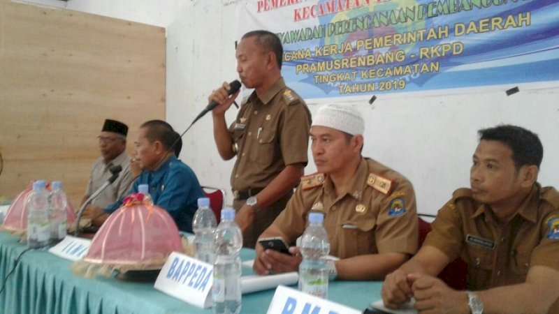 Kecamatan Tamalatea menggelar rapat pra Musyawarah Perencanaan Pembangunan (Musrenbang), Selasa (12/2/2019).