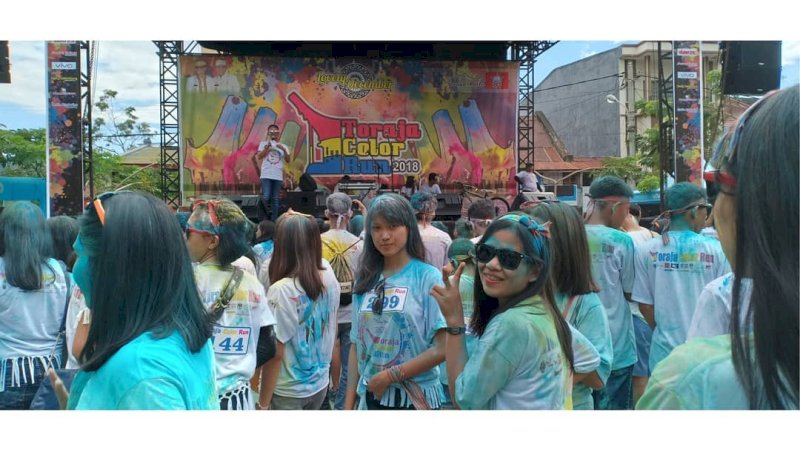 even color run di Toraja beberapa waktu lalu