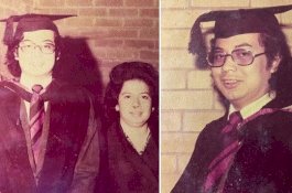 Dibilangi Tak Lulus di Inggris, Najib Posting Foto Wisudanya dengan Rambut Gondrong