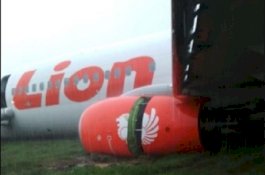 Diguyur Hujan Saat Mendarat, Lion Air Tergelincir di Pontianak