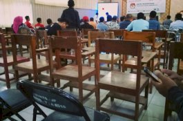 Sebar 143 Undangan, Rakor Sosialisasi KPU Sepi
