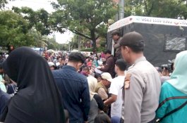 Berlangsung Tertib, 4000 Warga Setor Data JKN-KIS di Pantai Losari