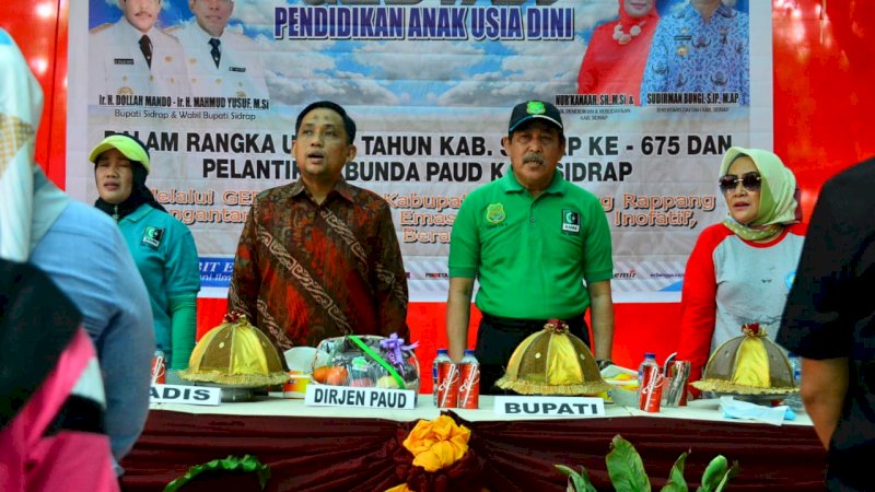 Dilantik Jadi Bunda PAUD Sidrap, Mulyani Dollah Target Majukan Pendidikan