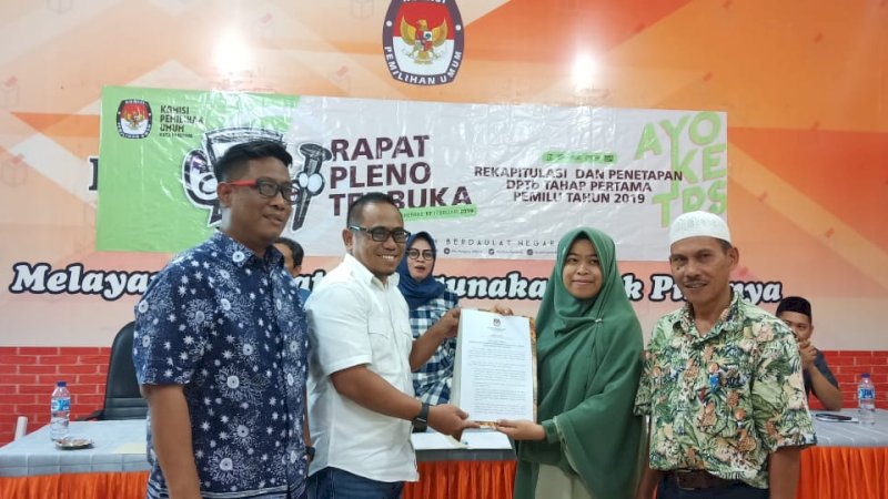 Ini Jumlah Rekapitulasi DPTb Tahap I KPU Parepare