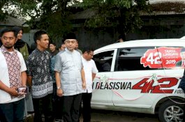 Bantu Pendidikan di Sulsel, Tamsil Linrung Luncurkan Mobil Jemput Beasiswa