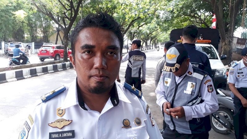 Kepala Bidang Penindakan Dishub Makassar, Andi Lantara Tufail. 