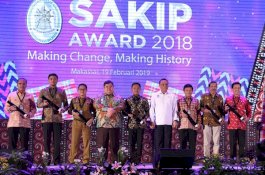 Kota Makassar Raih Penghargaan SAKIP Award 2018 Kategori B dari Kemenpan-RB