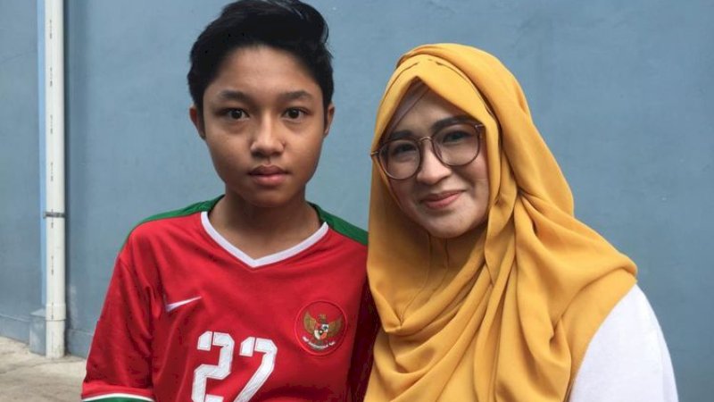 Kiesha Alvaro dan Okie Agustina (Foto: KOMPAS.com)