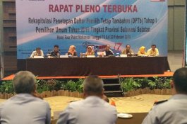 KPU Sulsel Tetapkan Tambahan 8 TPS Baru
