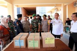 Saksikan Penerimaan Logistik Pemilu, Ini Harapan Wawali