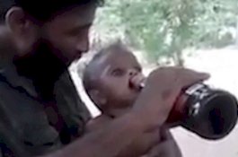 Viral: Video Ayah Tuangkan Bir ke Mulut Bayinya yang Berusia 1 Tahun