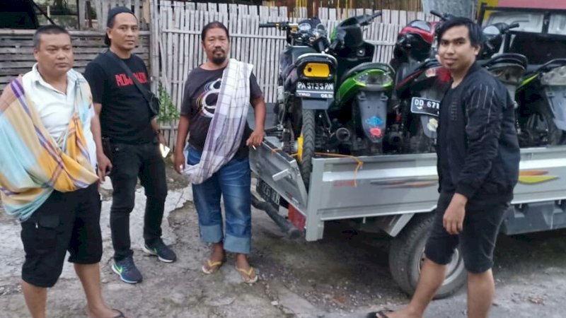 Polisi Amankan 12 Unit Motor Bodong di Jeneponto