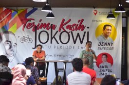 Survei Jokowi Belum Aman, PSI Boyong Denny Siregar ke Sulsel