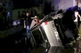 Lakalantas, Minibus Masuk Kali Sedalam 4 Meter