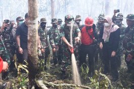 Turun Langsung Padamkan Kebakaran Hutan, Panglima TNI: Perintah Presiden Jokowi
