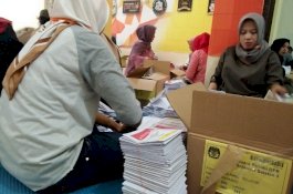 KPU Pinrang Mulai Pelipatan Surat Suara, Ditarget Rampung Sepekan