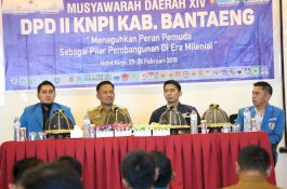 Harap KNPI Hadapi Revolusi Industri 4.0, Bupati Bantaeng: Selesai Mi Romantisme