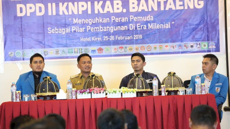 Harap KNPI Hadapi Revolusi Industri 4.0, Bupati Bantaeng: Selesai Mi Romantisme